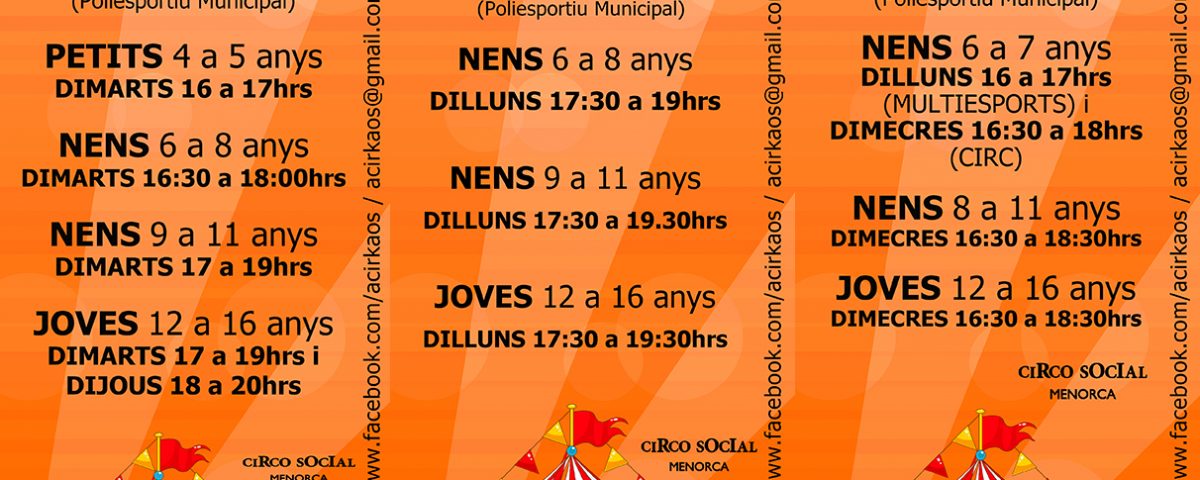 horarios Escuela